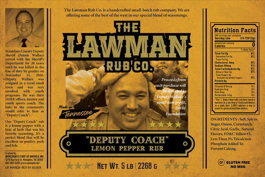 The Deputy Coach — Lemon Pepper Seasoning with Heart