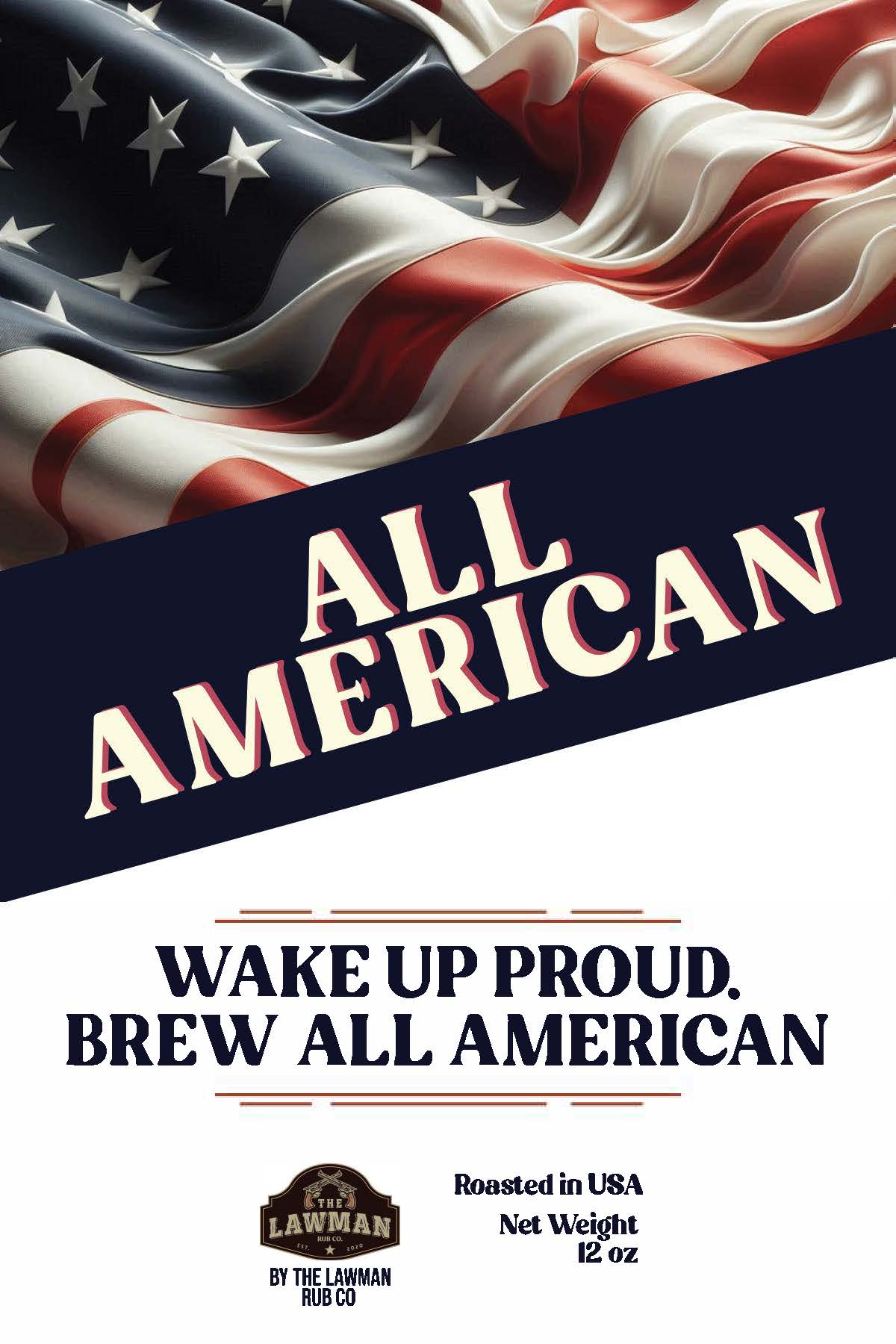 All American Coffee – Patriotic Dark Roast, Roasted in the USA