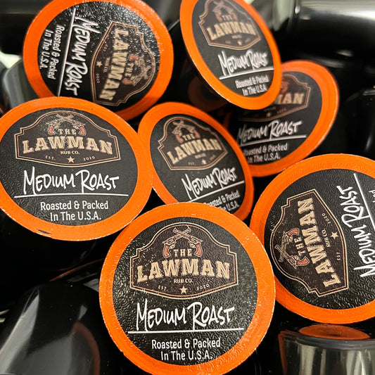 The Lawman Rub Co Coffee K-Cup pods BULK
