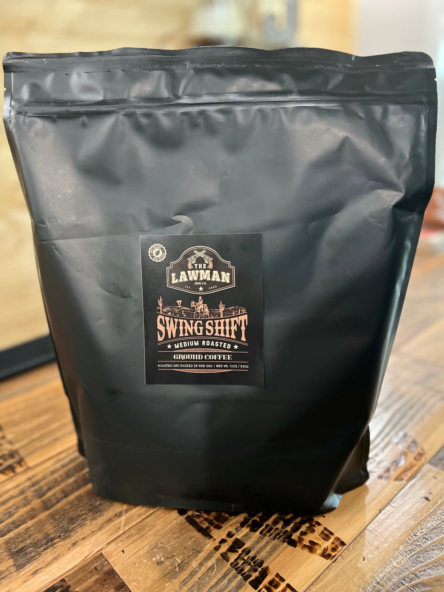 The Lawman "Swing Shift" Medium roast coffee