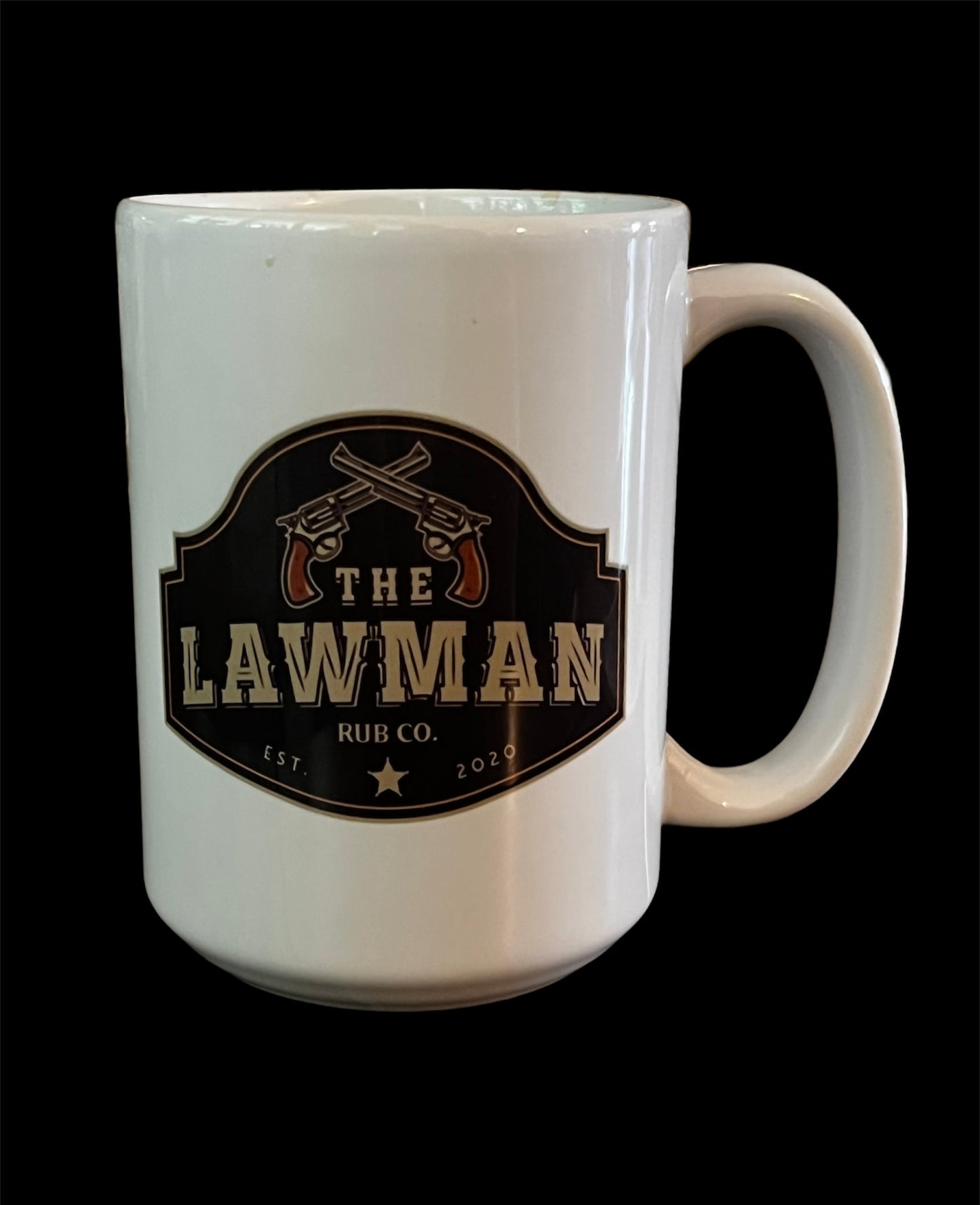 The Lawman Coffee Mug – Bold 15 oz Ceramic Mug for Daily Coffee Rituals