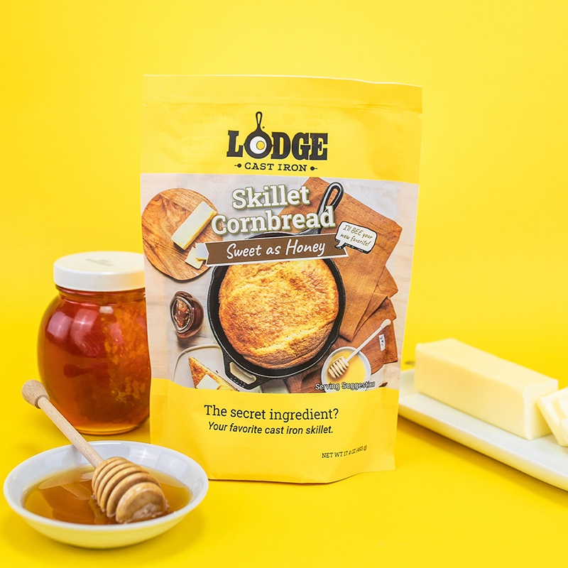 Lodge Sweet As Honey Skillet Cornbread Mix, 1 Pack