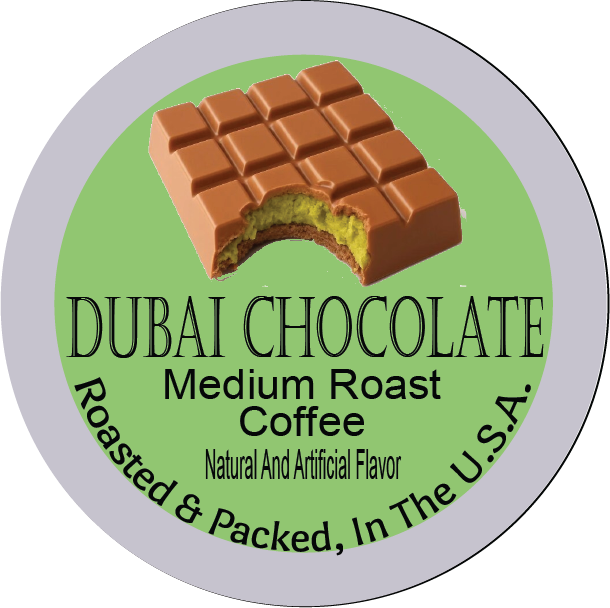 Dubai Chocolate Coffee – Medium Roast K-Cups