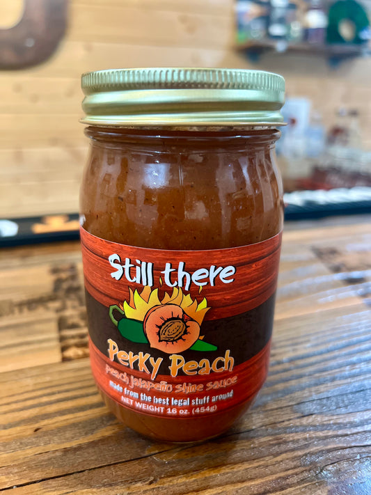 Still There Shine Sauce - Perky Peach sauce 16 oz