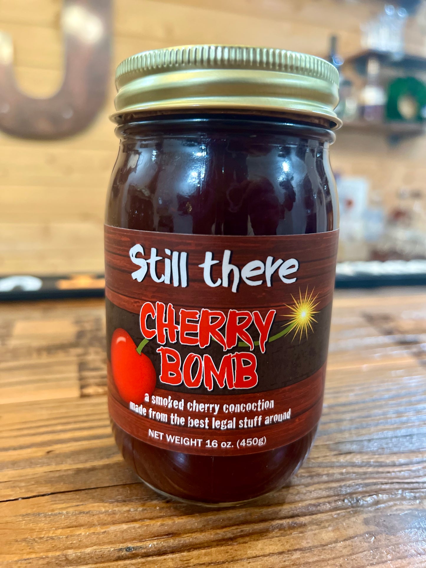Still There Shine Sauce - Cherry Bomb sauce 16 oz