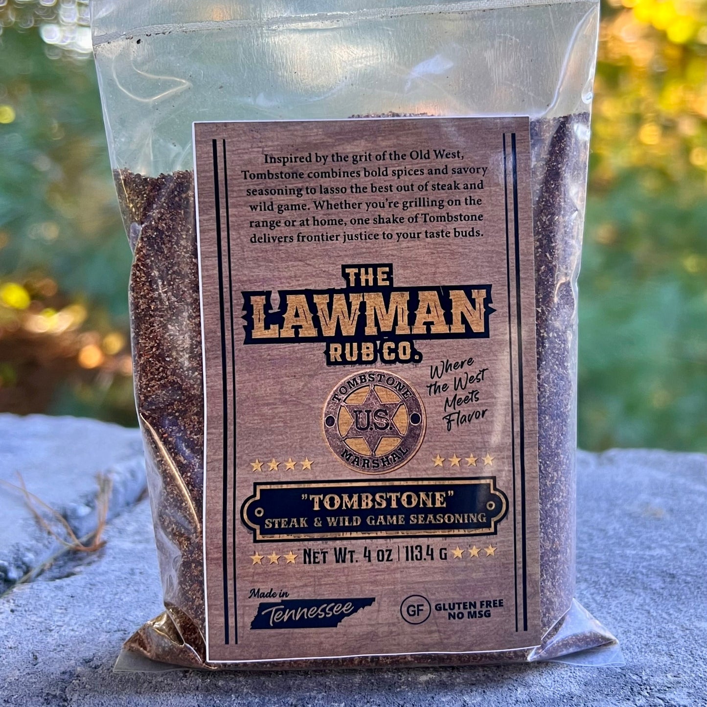 The Lawman Rub Co Tombstone Steak and Wild Game seasoning