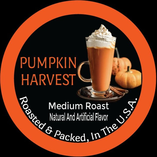 Pumpkin Harvest Coffee – Medium Roast K-cups