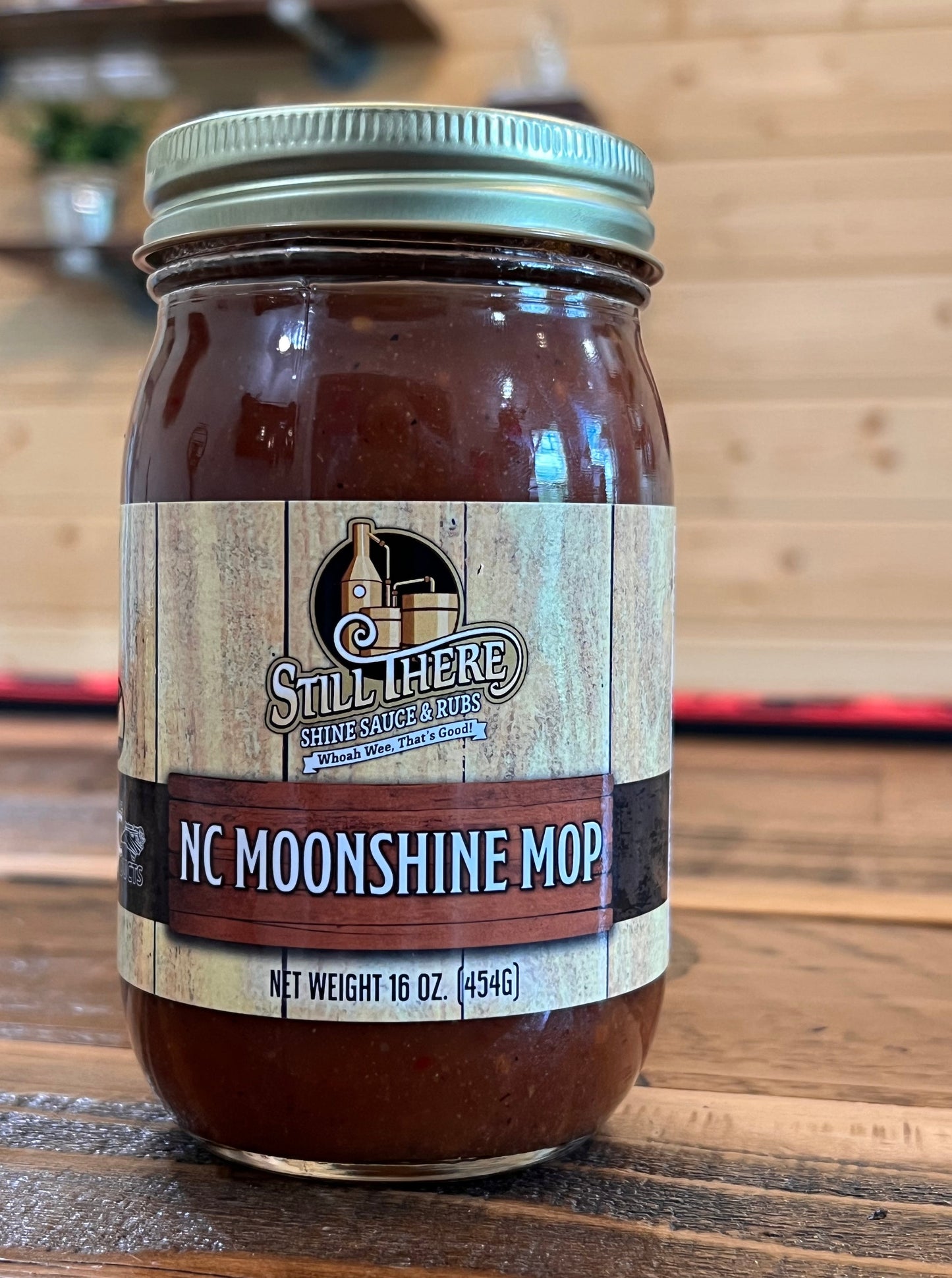 Still There Shine Sauce - NC Moonshine Mop 16 oz