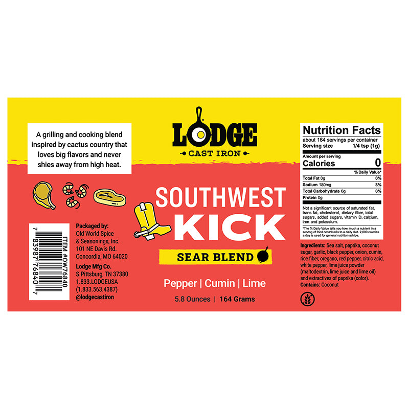 Lodge-Southwest Kick Sear Blend