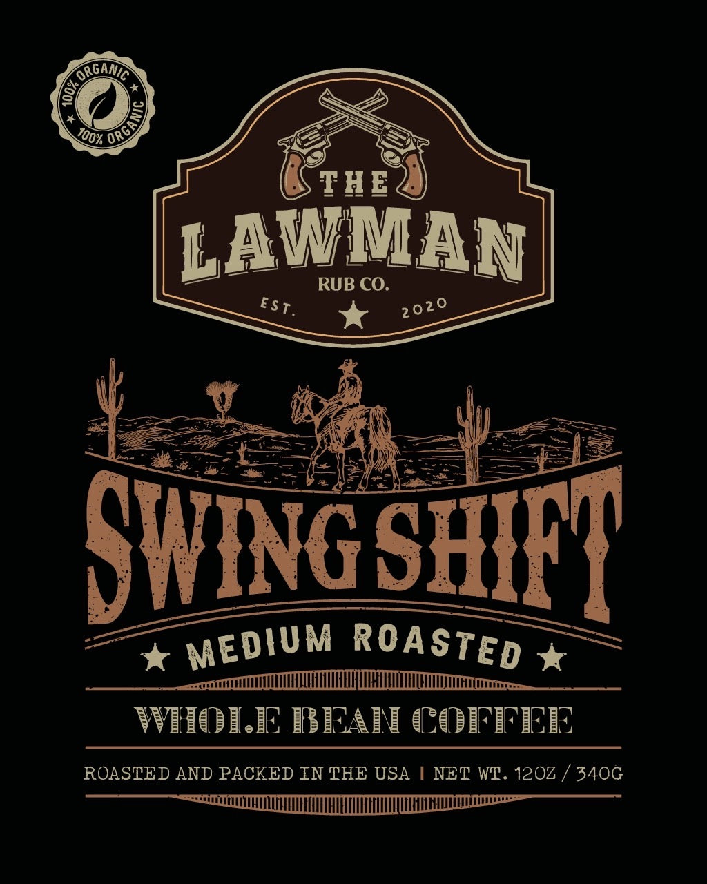 The Lawman "Swing Shift" Medium roast coffee