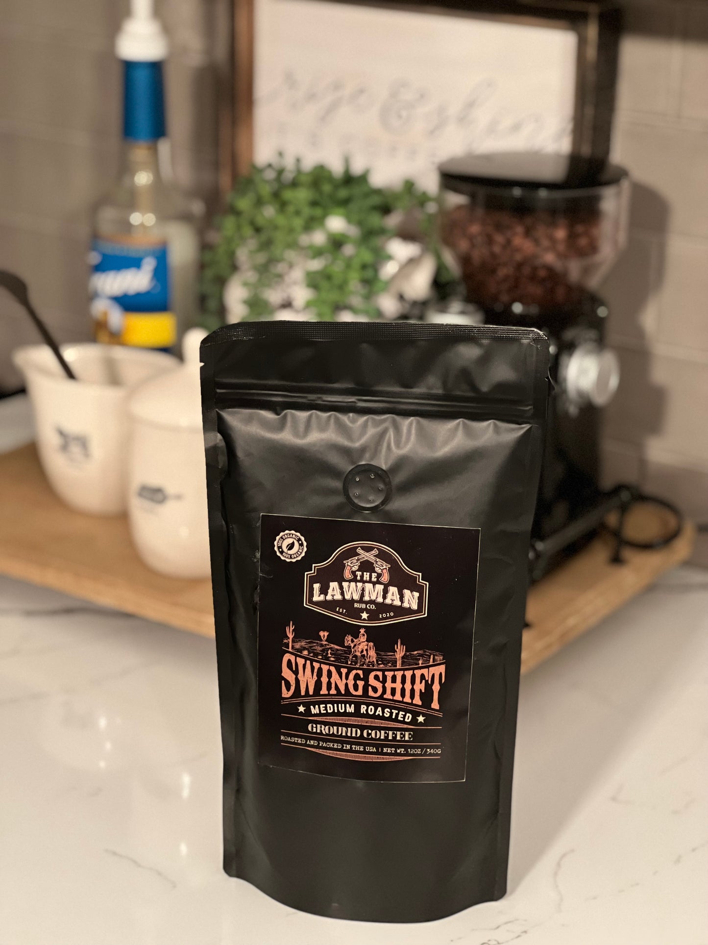 The Lawman "Swing Shift" Medium roast coffee