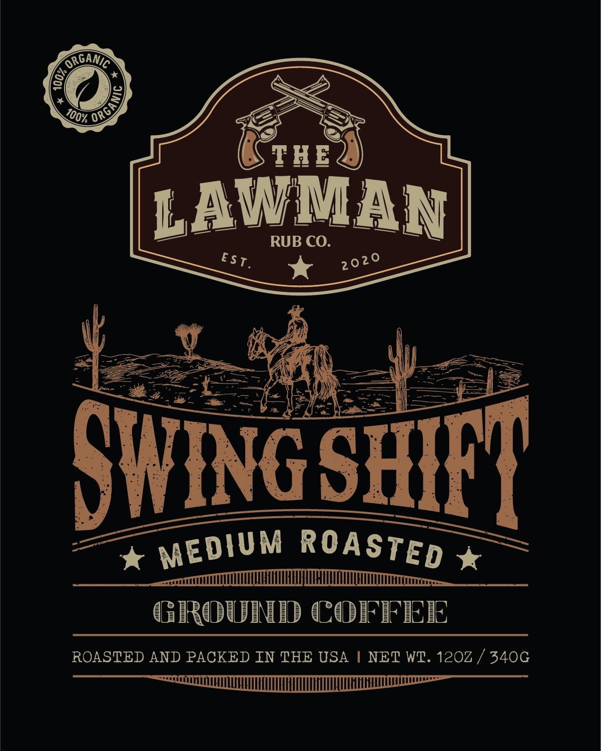 The Lawman "Swing Shift" Medium roast coffee